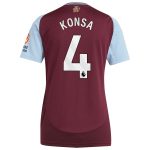 aston villa adidas home shirt 2024-25 – womens with konsa 4 printing Collection | Official Aston Villa Jerseys for Fans