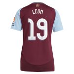 aston villa adidas home shirt 2024-25 – womens with leon 19 cup printing Collection | Official Aston Villa Jerseys for Fans