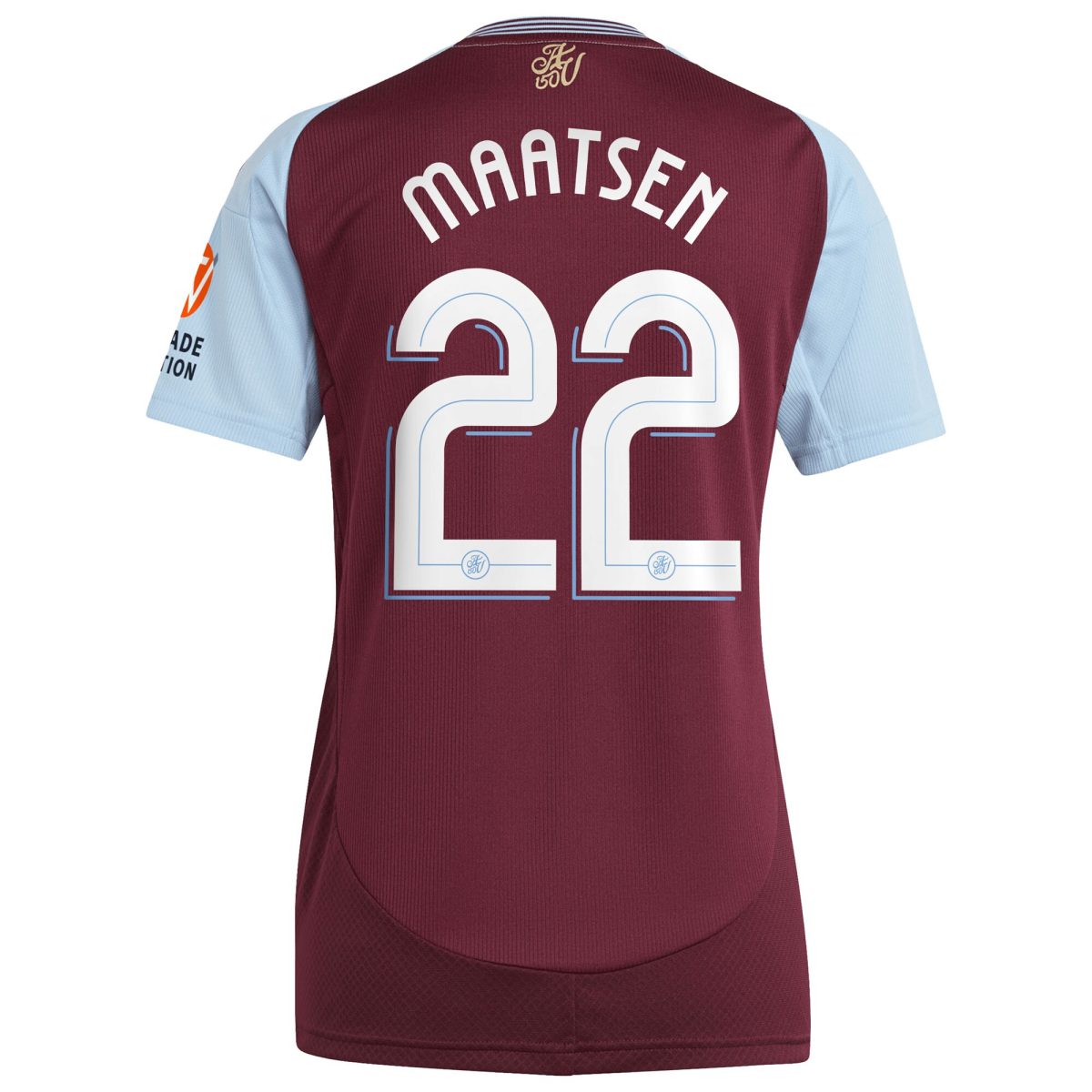 aston villa adidas home shirt 2024-25 – womens with maatsen 22 cup printing Collection | Official Aston Villa Jerseys for Fans