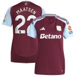 aston villa adidas home shirt 2024-25 – womens with maatsen 22 printing Collection | Official Aston Villa Jerseys for Fans