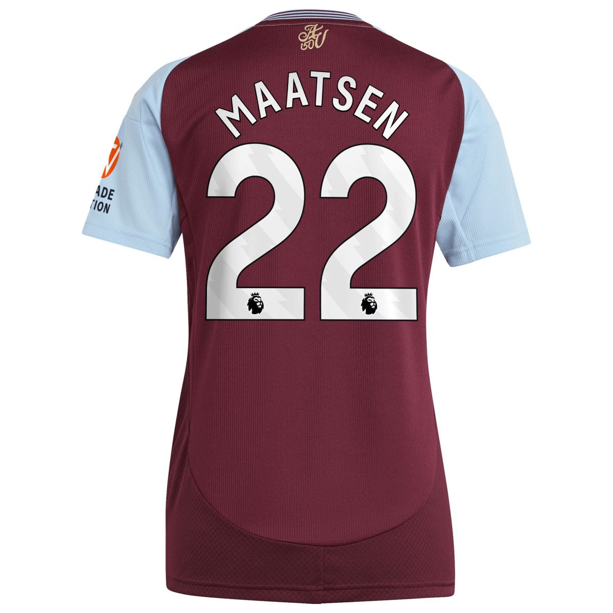 aston villa adidas home shirt 2024-25 – womens with maatsen 22 printing Collection | Official Aston Villa Jerseys for Fans