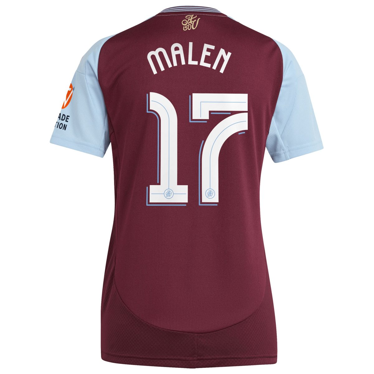 aston villa adidas home shirt 2024-25 – womens with malen 17 cup printing Collection | Official Aston Villa Jerseys for Fans