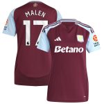 aston villa adidas home shirt 2024-25 – womens with malen 17 printing Collection | Official Aston Villa Jerseys for Fans