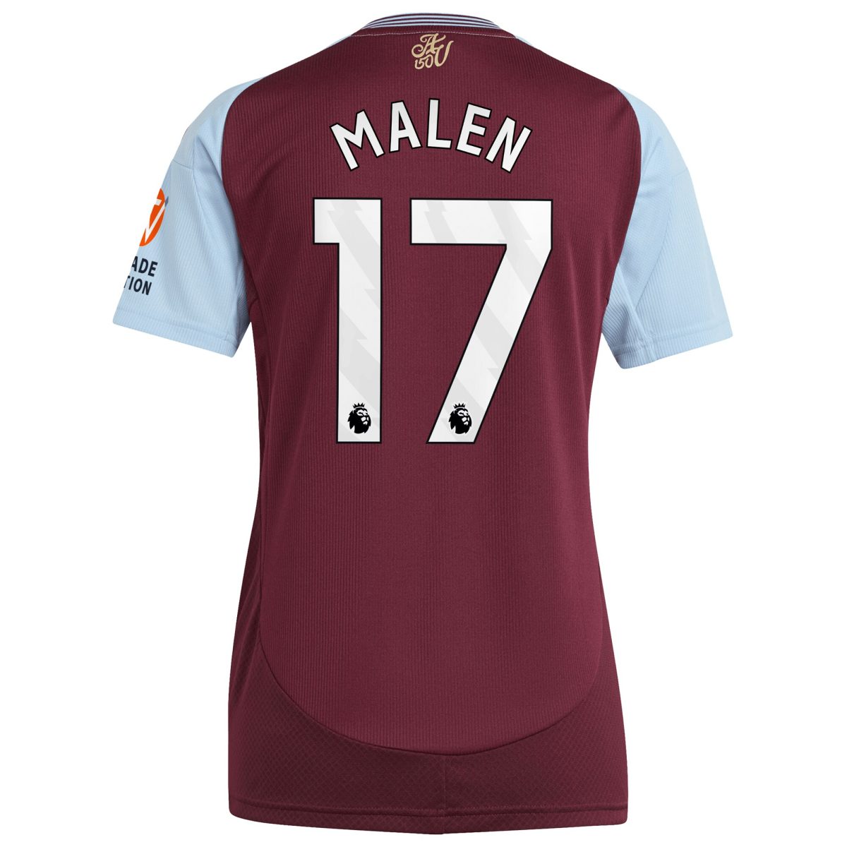 aston villa adidas home shirt 2024-25 – womens with malen 17 printing Collection | Official Aston Villa Jerseys for Fans