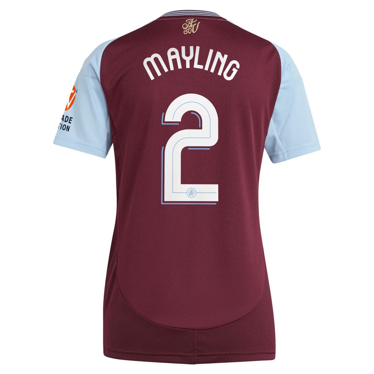 aston villa adidas home shirt 2024-25 – womens with mayling 2 cup printing Collection | Official Aston Villa Jerseys for Fans