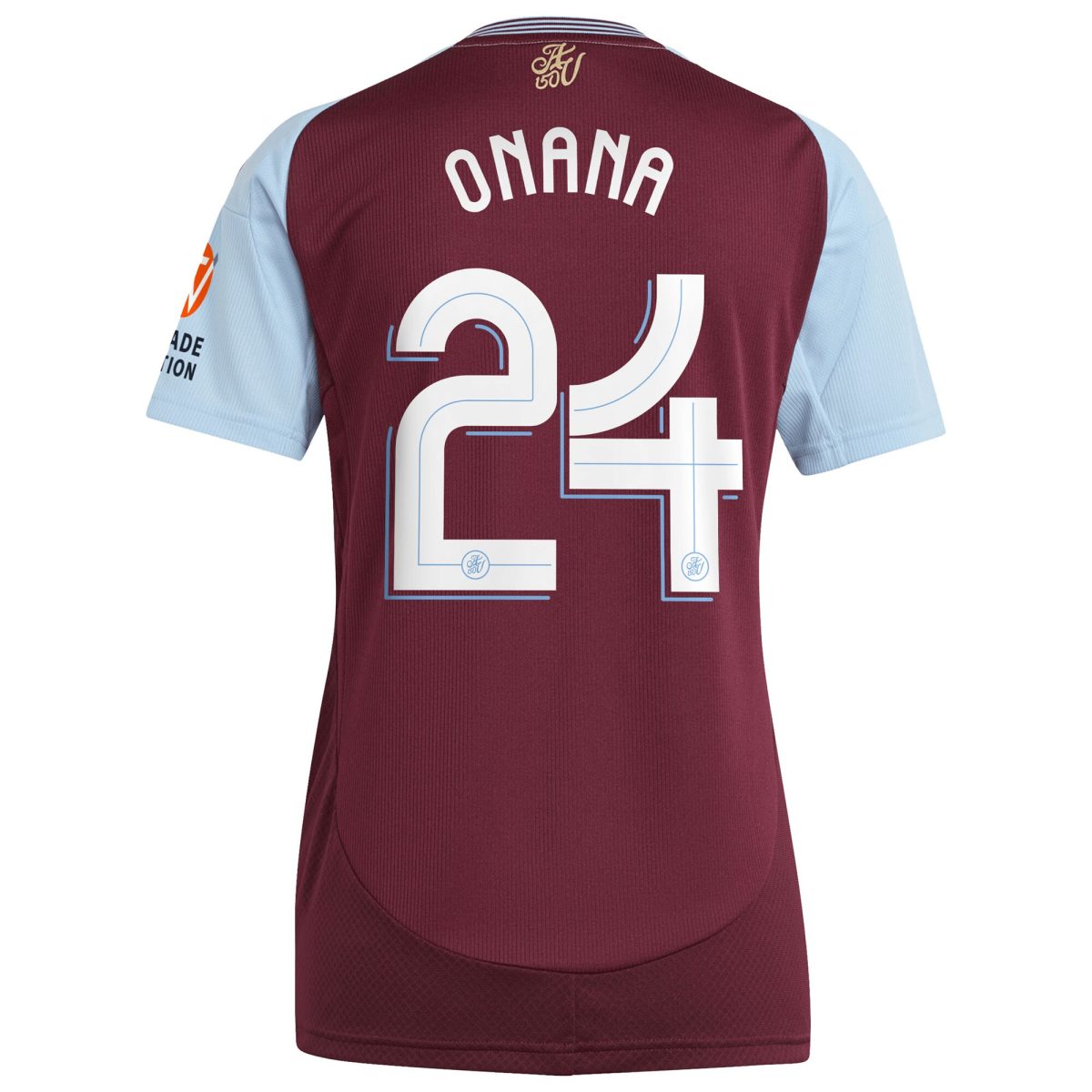 aston villa adidas home shirt 2024-25 – womens with onana 24 cup printing Collection | Official Aston Villa Jerseys for Fans