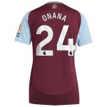aston villa adidas home shirt 2024-25 – womens with onana 24 printing Collection | Official Aston Villa Jerseys for Fans