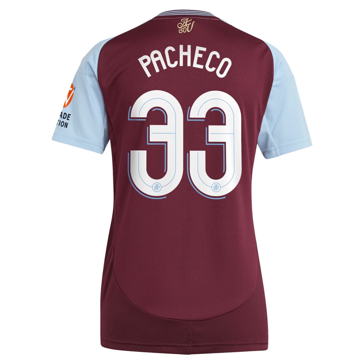 aston villa adidas home shirt 2024-25 – womens with pacheco 33 cup printing Collection | Official Aston Villa Jerseys for Fans