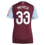 aston villa adidas home shirt 2024-25 – womens with pacheco 33 cup printing Collection | Official Aston Villa Jerseys for Fans