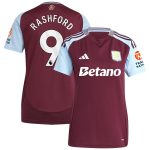 aston villa adidas home shirt 2024-25 – womens with rashford 9 printing Collection | Official Aston Villa Jerseys for Fans