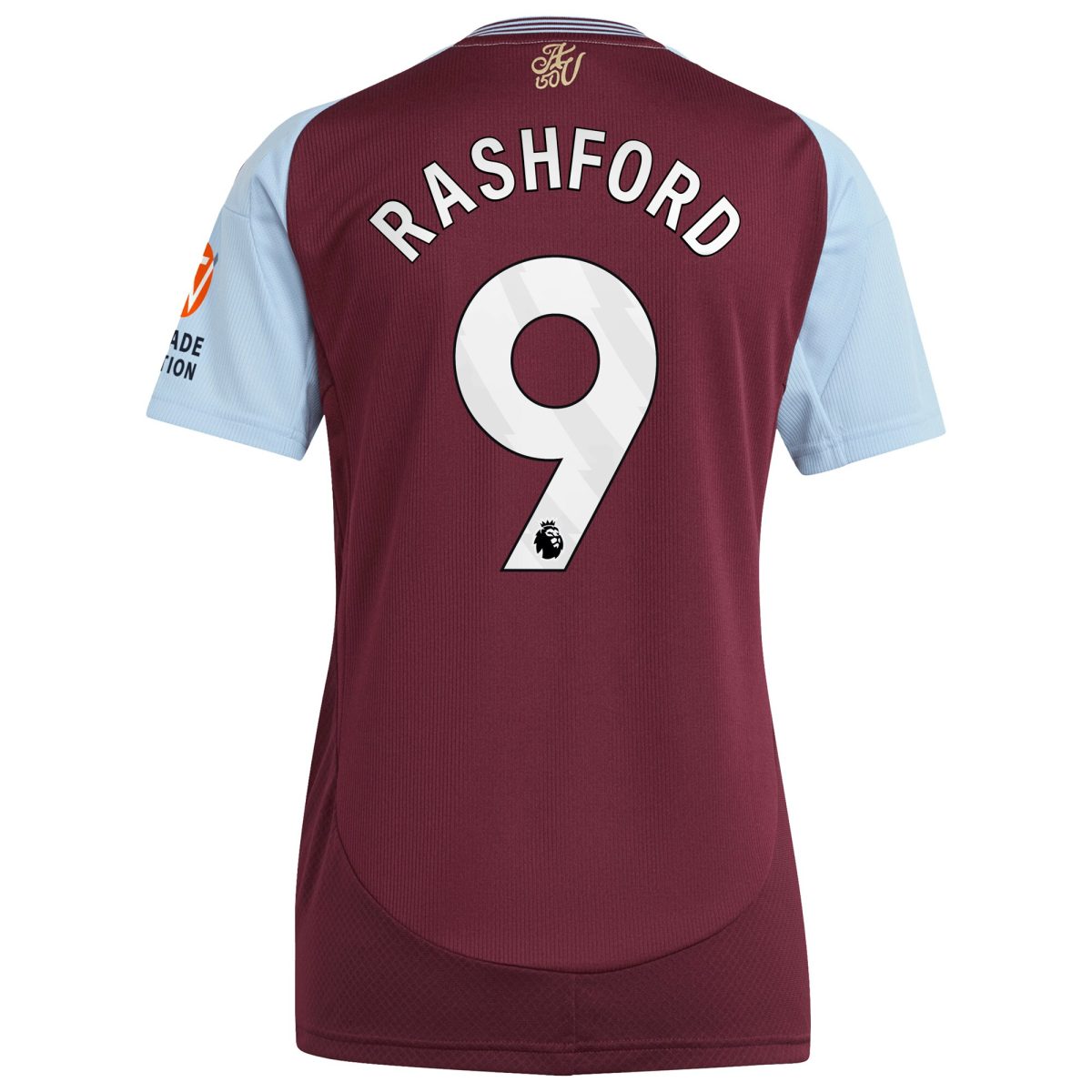 aston villa adidas home shirt 2024-25 – womens with rashford 9 printing Collection | Official Aston Villa Jerseys for Fans