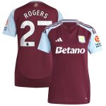 aston villa adidas home shirt 2024-25 – womens with rogers 27 printing Collection | Official Aston Villa Jerseys for Fans