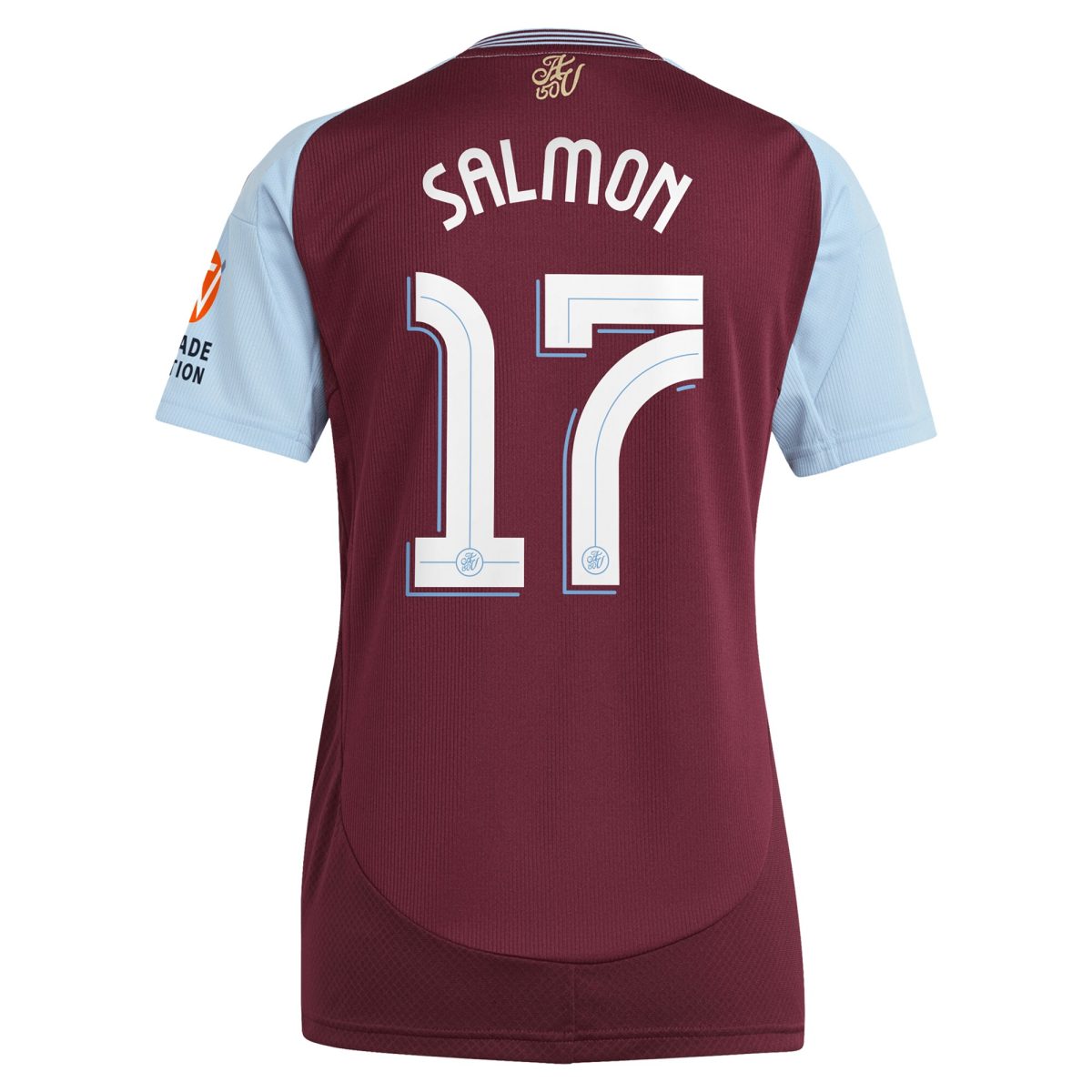 aston villa adidas home shirt 2024-25 – womens with salmon 17 cup printing Collection | Official Aston Villa Jerseys for Fans