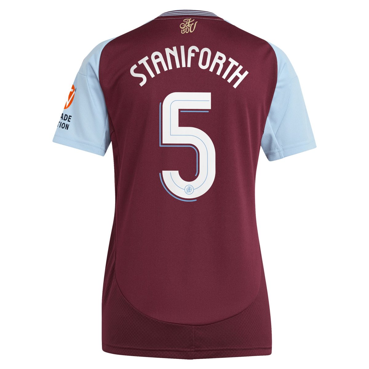 aston villa adidas home shirt 2024-25 – womens with staniforth 5 cup printing Collection | Official Aston Villa Jerseys for Fans