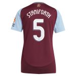 aston villa adidas home shirt 2024-25 – womens with staniforth 5 cup printing Collection | Official Aston Villa Jerseys for Fans