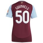 aston villa adidas home shirt 2024-25 – womens with swinkels 50 cup printing Collection | Official Aston Villa Jerseys for Fans