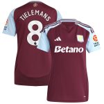 aston villa adidas home shirt 2024-25 – womens with tielemans 8 printing Collection | Official Aston Villa Jerseys for Fans