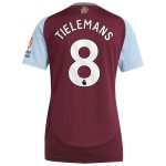 aston villa adidas home shirt 2024-25 – womens with tielemans 8 printing Collection | Official Aston Villa Jerseys for Fans