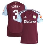 aston villa adidas home shirt 2024-25 – womens with tomás 3 cup printing Collection | Official Aston Villa Jerseys for Fans