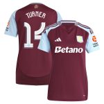 aston villa adidas home shirt 2024-25 – womens with turner 14 cup printing Collection | Official Aston Villa Jerseys for Fans