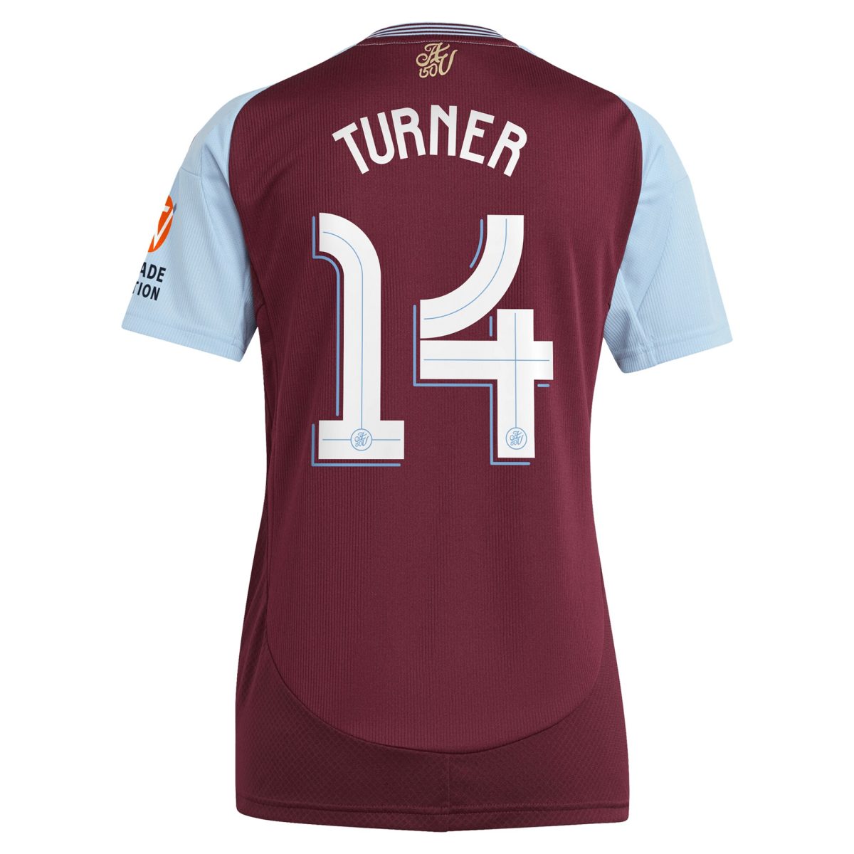 aston villa adidas home shirt 2024-25 – womens with turner 14 cup printing Collection | Official Aston Villa Jerseys for Fans