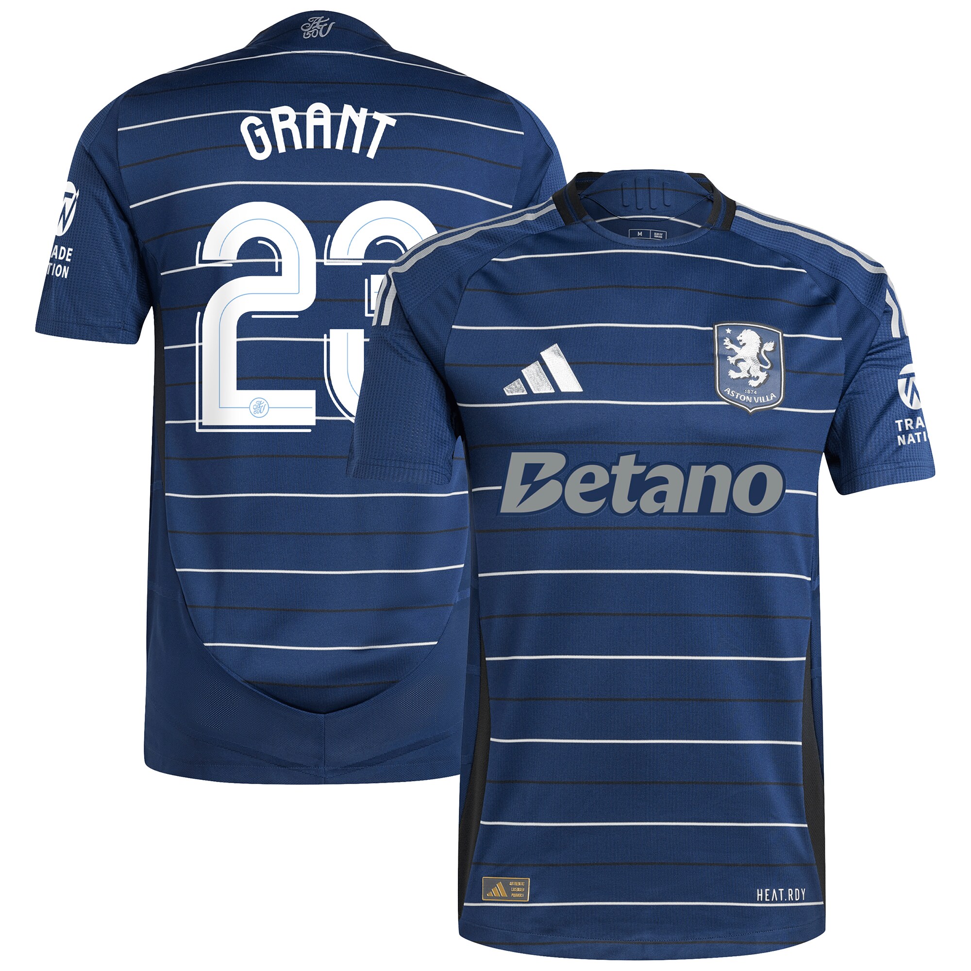 aston villa adidas third authentic shirt 2024-25 with grant 23 cup printing Collection | Official Aston Villa Jerseys for Fans