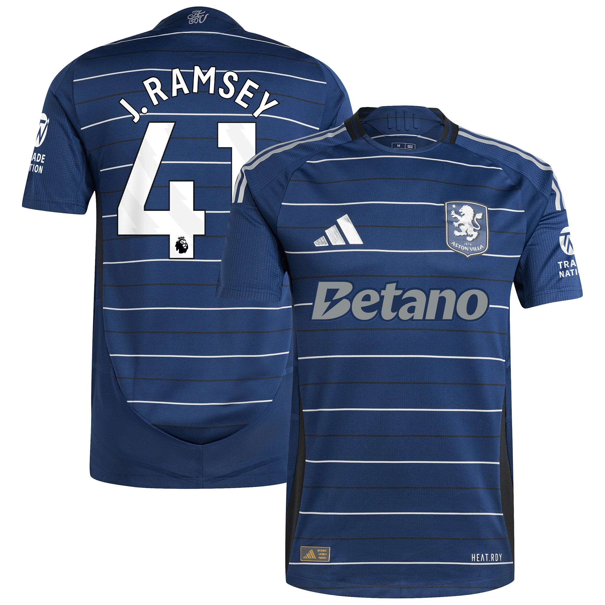 aston villa adidas third authentic shirt 2024-25 with j. ramsey 41 printing Collection | Official Aston Villa Jerseys for Fans