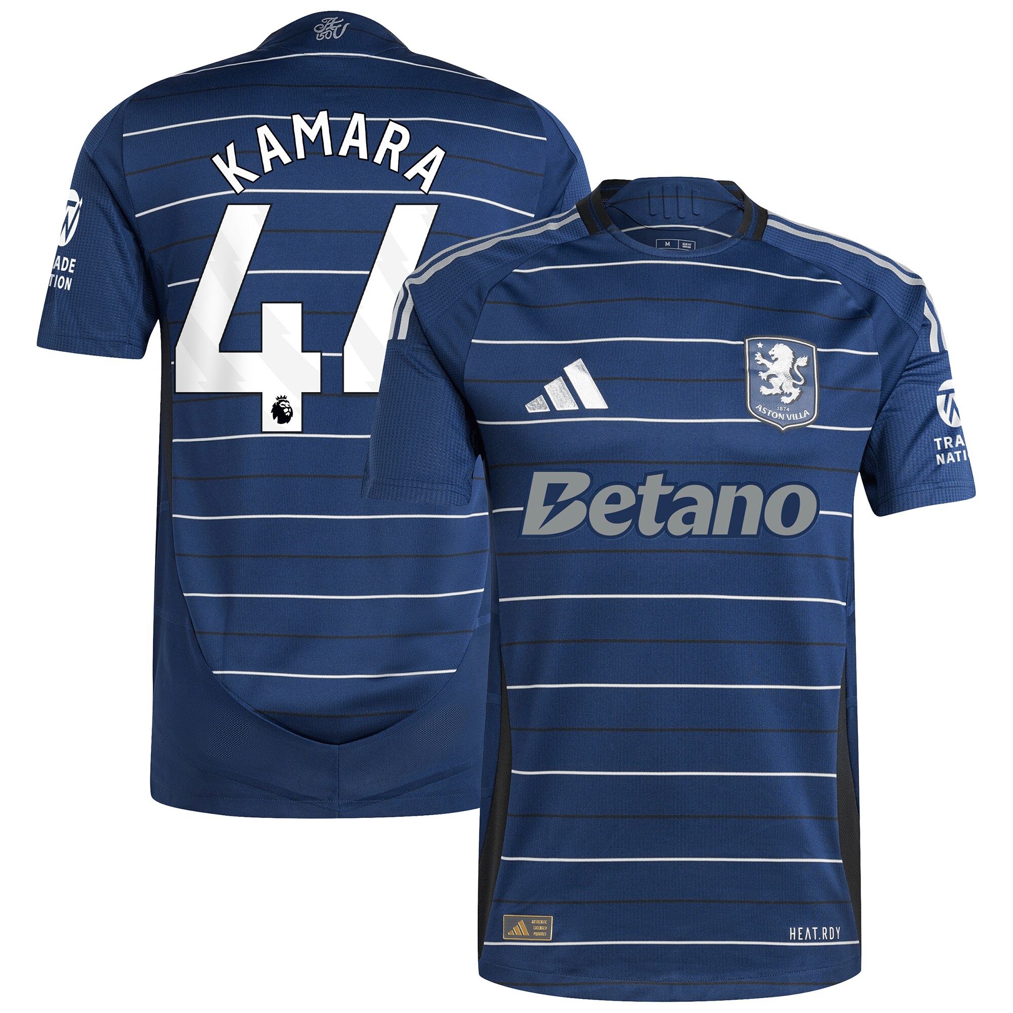 aston villa adidas third authentic shirt 2024-25 with kamara 44 printing Collection | Official Aston Villa Jerseys for Fans