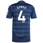 aston villa adidas third authentic shirt 2024-25 with konsa 4 printing Collection | Official Aston Villa Jerseys for Fans