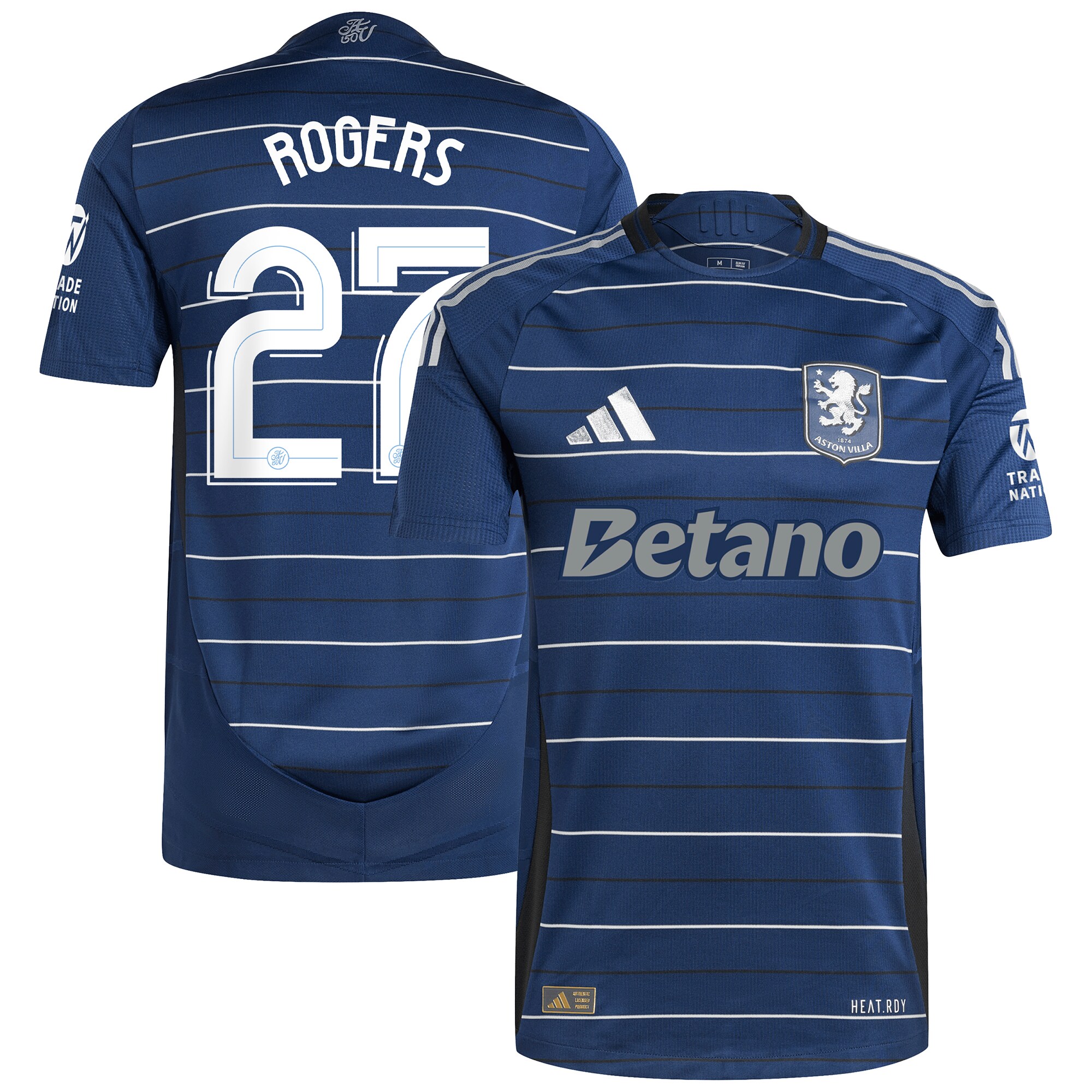 aston villa adidas third authentic shirt 2024-25 with rogers 27 cup printing Collection | Official Aston Villa Jerseys for Fans