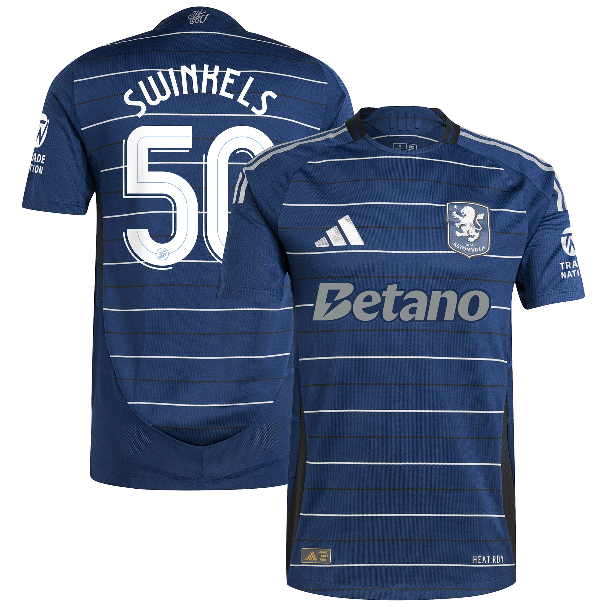 aston villa adidas third authentic shirt 2024-25 with swinkels 50 cup printing Collection | Official Aston Villa Jerseys for Fans