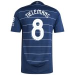 aston villa adidas third authentic shirt 2024-25 with tielemans 8 cup printing Collection | Official Aston Villa Jerseys for Fans