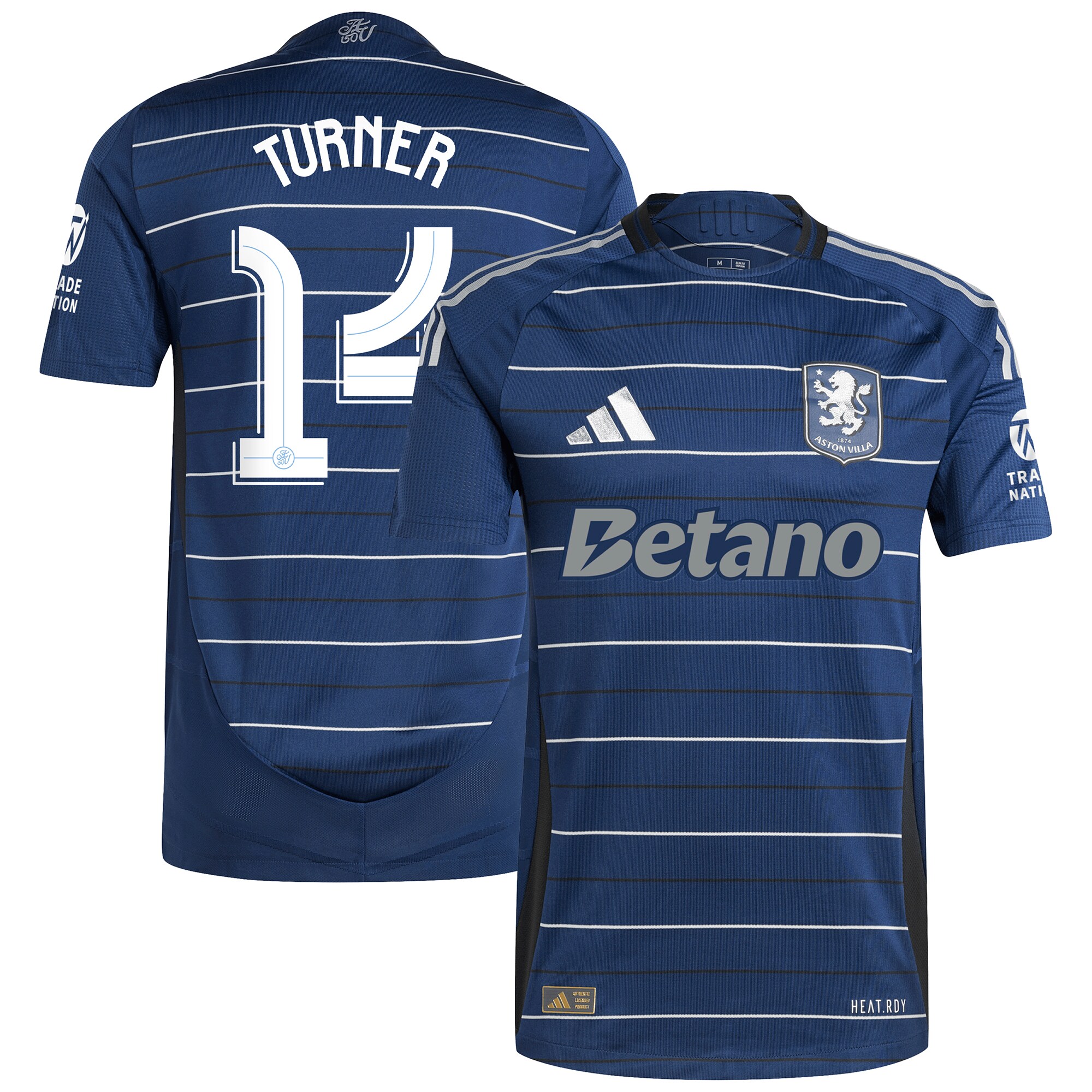 aston villa adidas third authentic shirt 2024-25 with turner 14 cup printing Collection | Official Aston Villa Jerseys for Fans