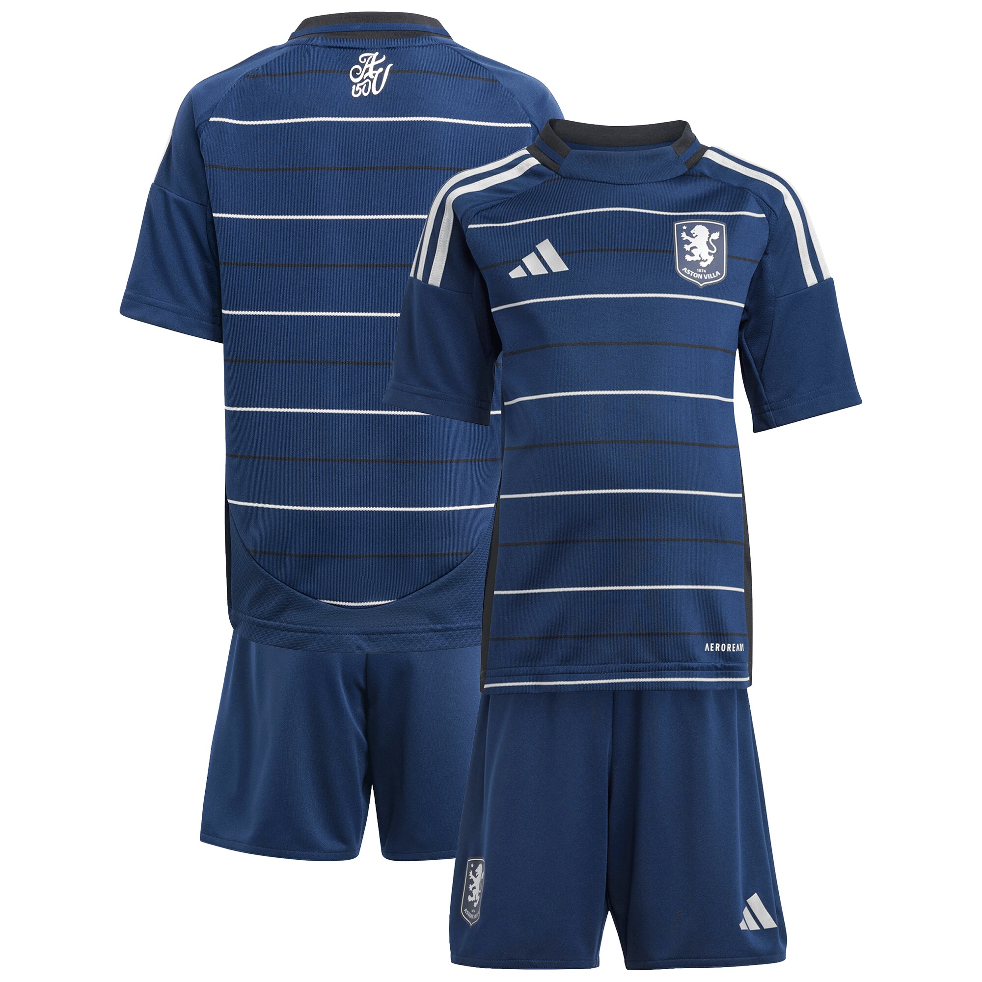 aston villa adidas third mini kit 2024-25 with custom printing Collection | Official Aston Villa Jerseys for Fans