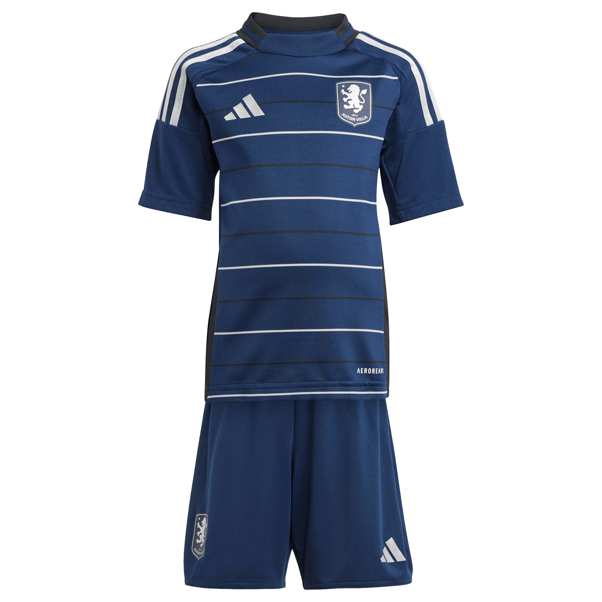 aston villa adidas third mini kit 2024-25 with custom printing Collection | Official Aston Villa Jerseys for Fans