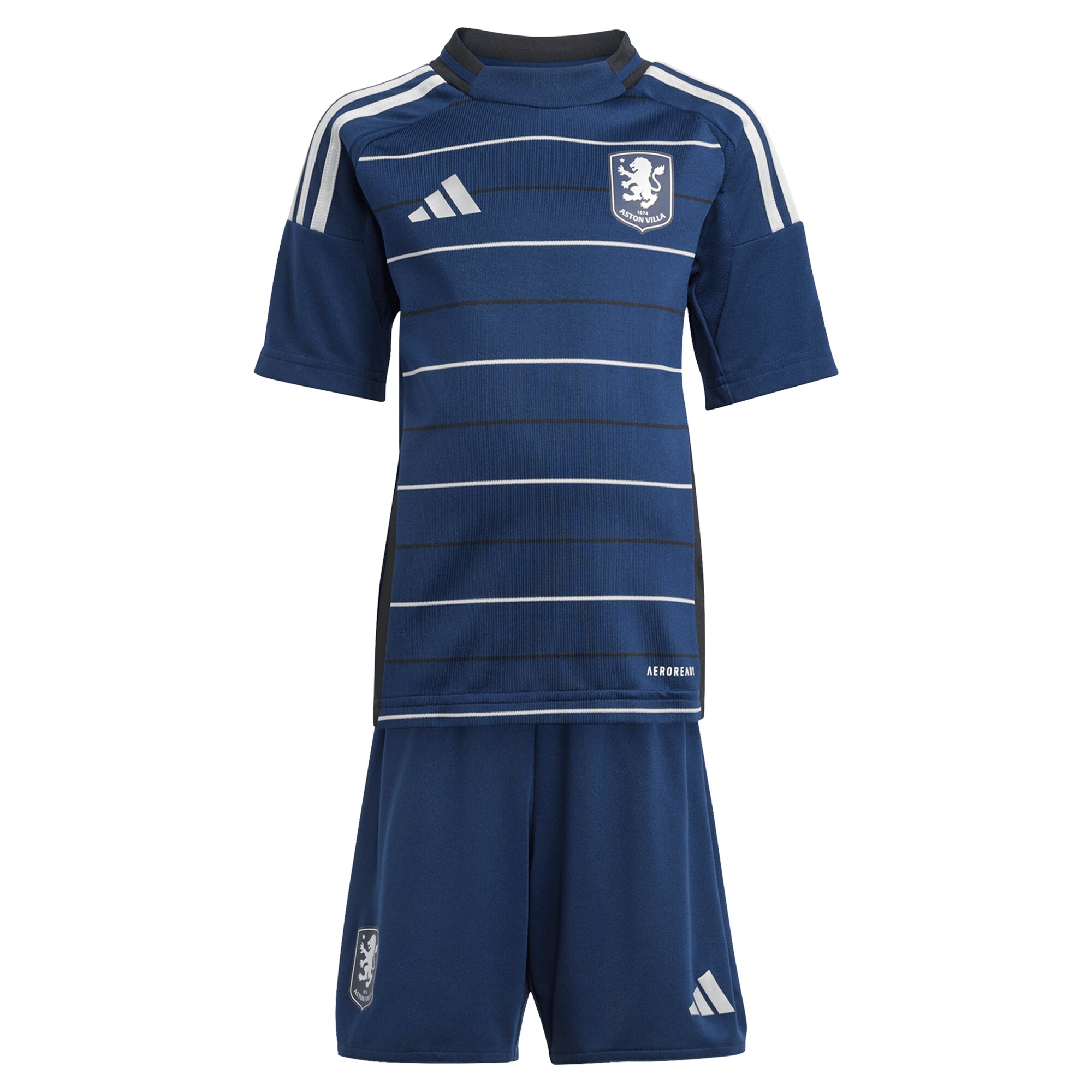 aston villa adidas third minikit 2024-25 with a.garcía 16 printing Collection | Official Aston Villa Jerseys for Fans