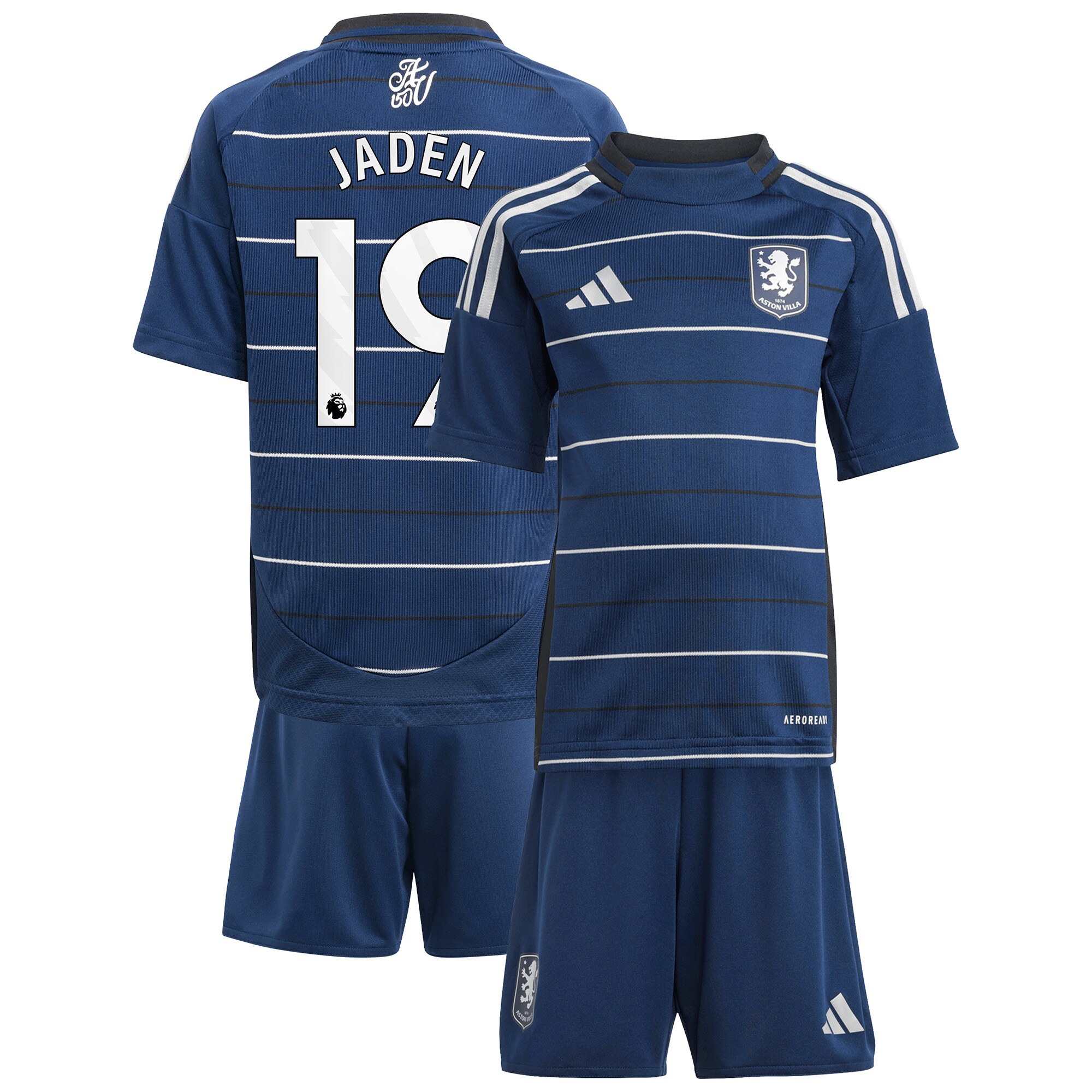 aston villa adidas third minikit 2024-25 with jaden 19 printing Collection | Official Aston Villa Jerseys for Fans
