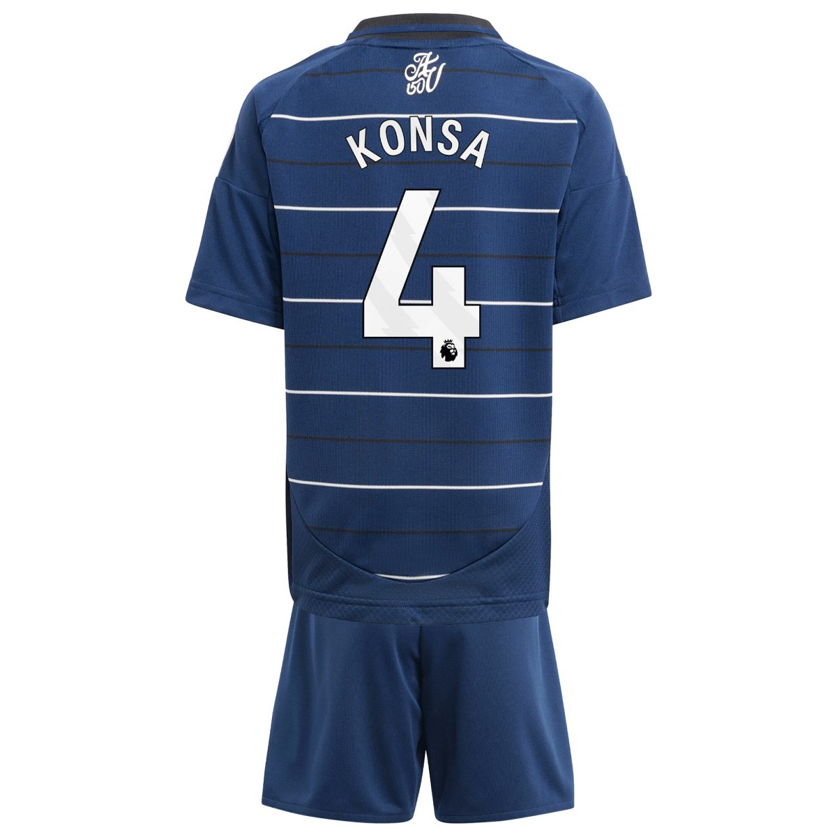 aston villa adidas third minikit 2024-25 with konsa 4 printing Collection | Official Aston Villa Jerseys for Fans
