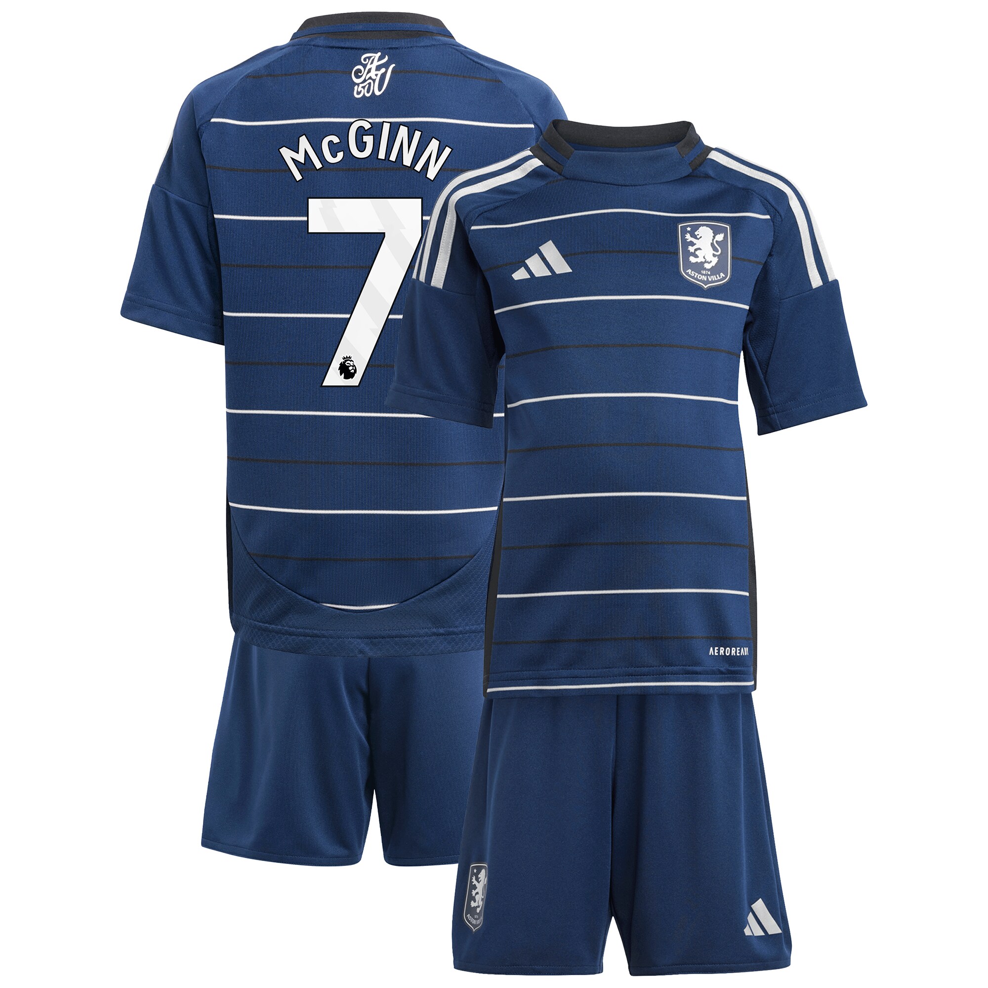 aston villa adidas third minikit 2024-25 with mcginn 7 printing Collection | Official Aston Villa Jerseys for Fans