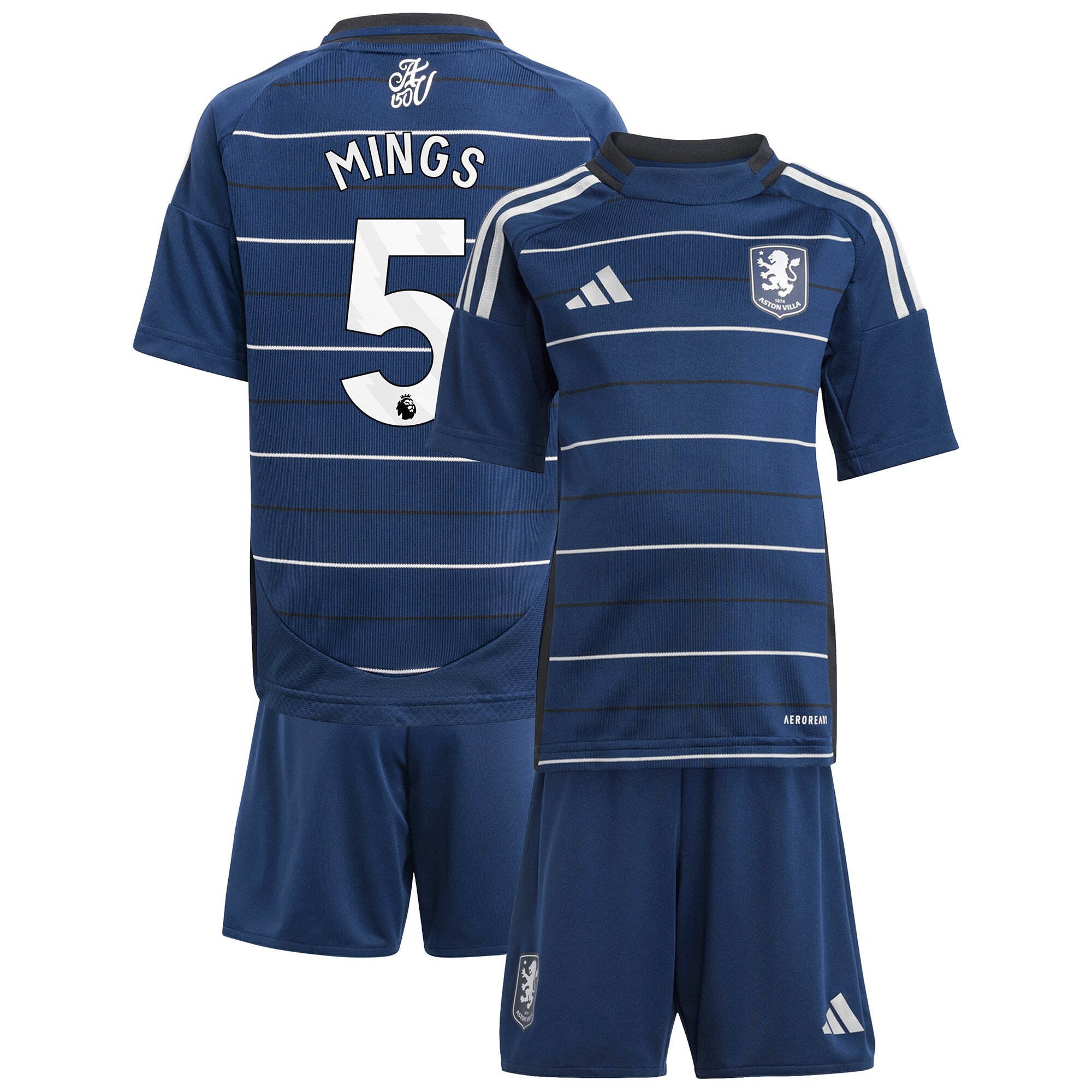 aston villa adidas third minikit 2024-25 with mings 5 printing Collection | Official Aston Villa Jerseys for Fans
