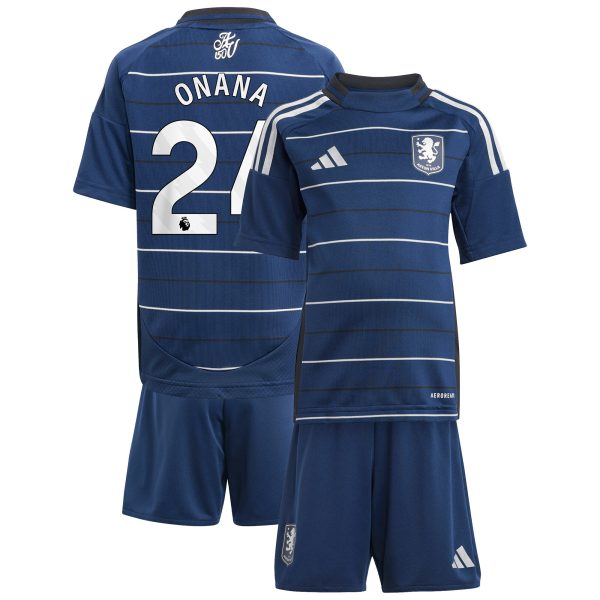 aston villa adidas third minikit 2024-25 with onana 24 printing Collection | Official Aston Villa Jerseys for Fans