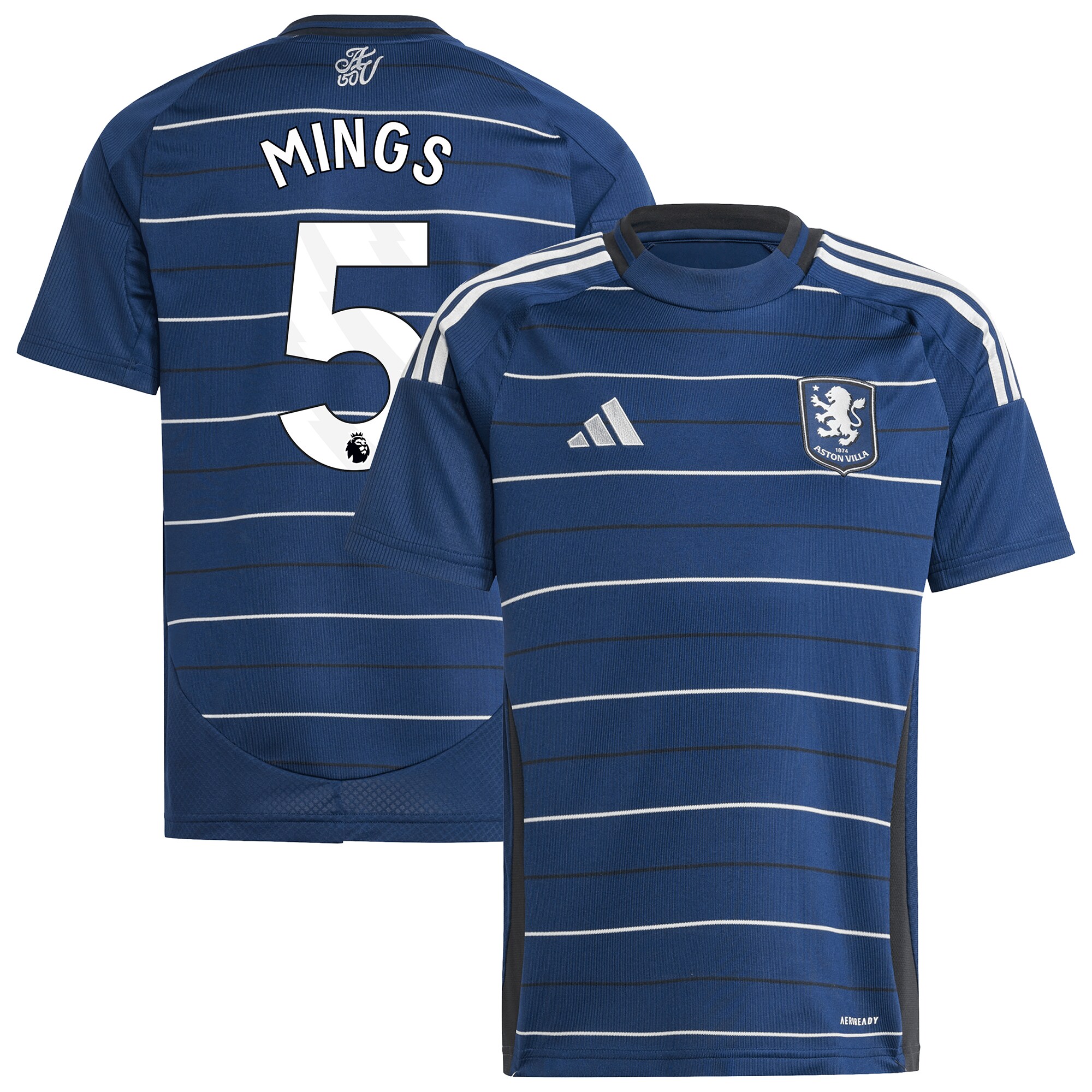 aston villa adidas third shirt 2024-25 – kids with mings 5 printing Collection | Official Aston Villa Jerseys for Fans