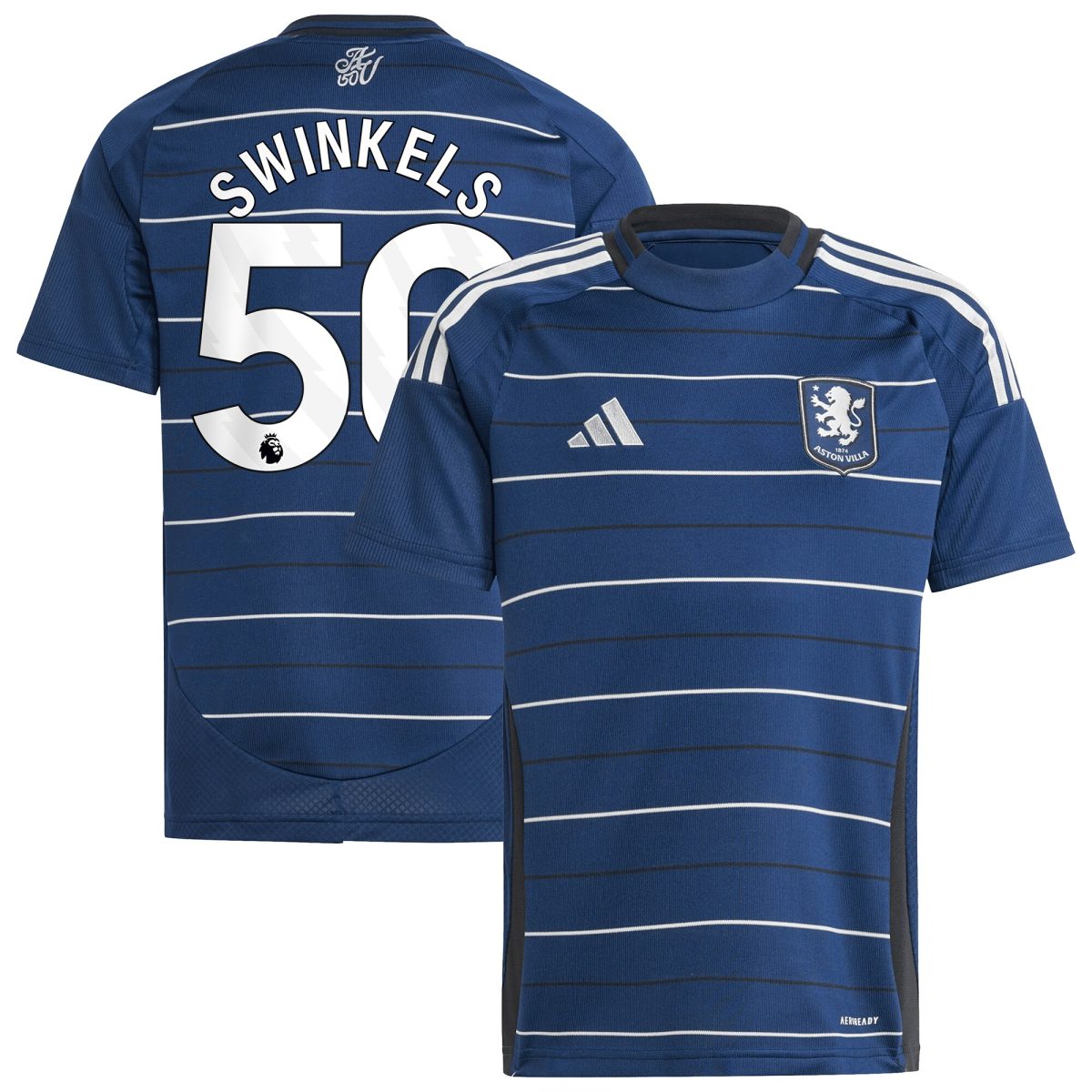 aston villa adidas third shirt 2024-25 – kids with swinkels 50 printing Collection | Official Aston Villa Jerseys for Fans