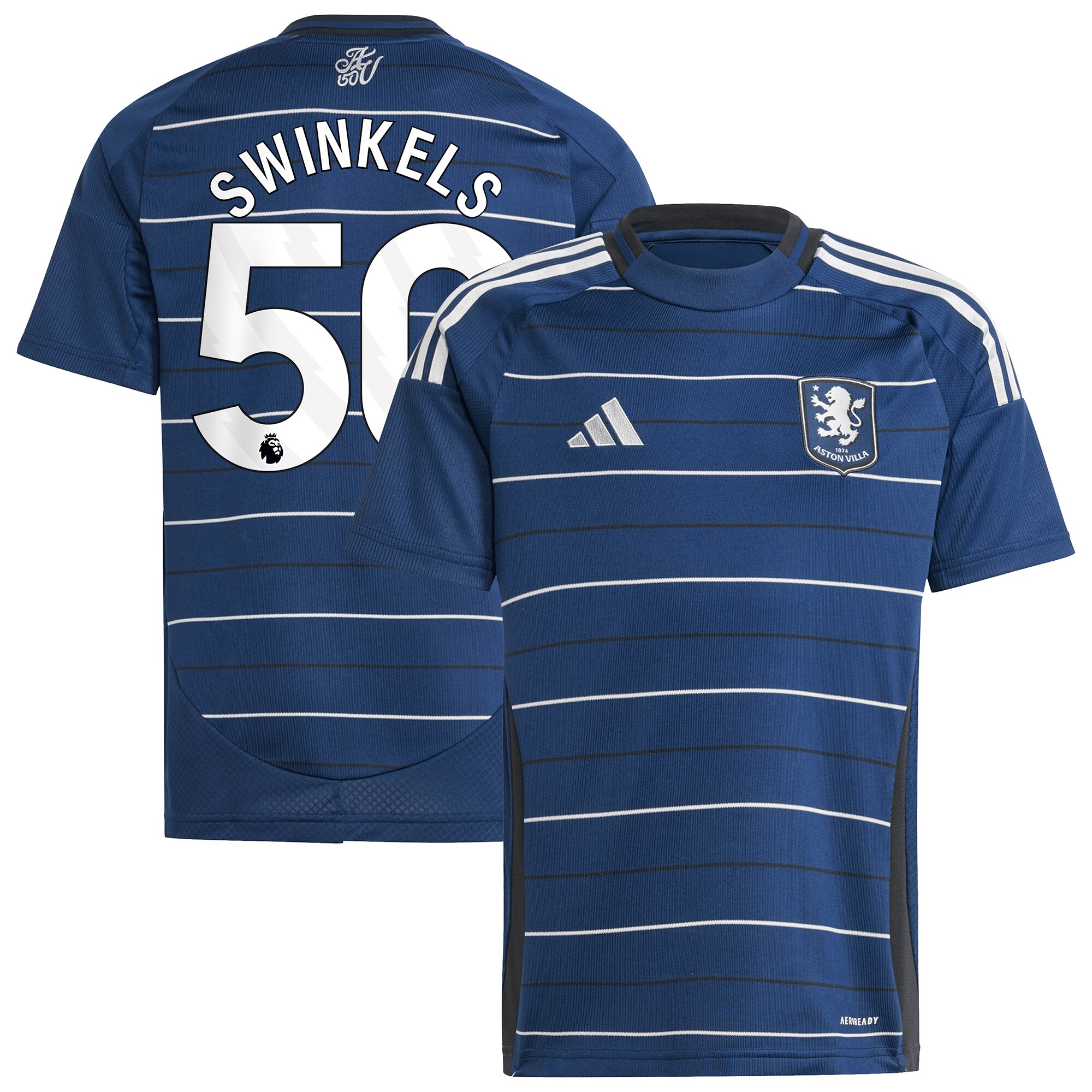 aston villa adidas third shirt 2024-25 – kids with swinkels 50 printing Collection | Official Aston Villa Jerseys for Fans