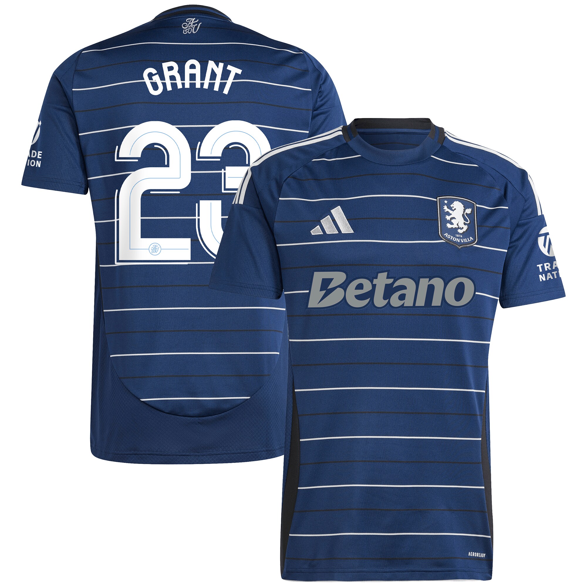 aston villa adidas third shirt 2024-25 with grant 23 cup printing Collection | Official Aston Villa Jerseys for Fans