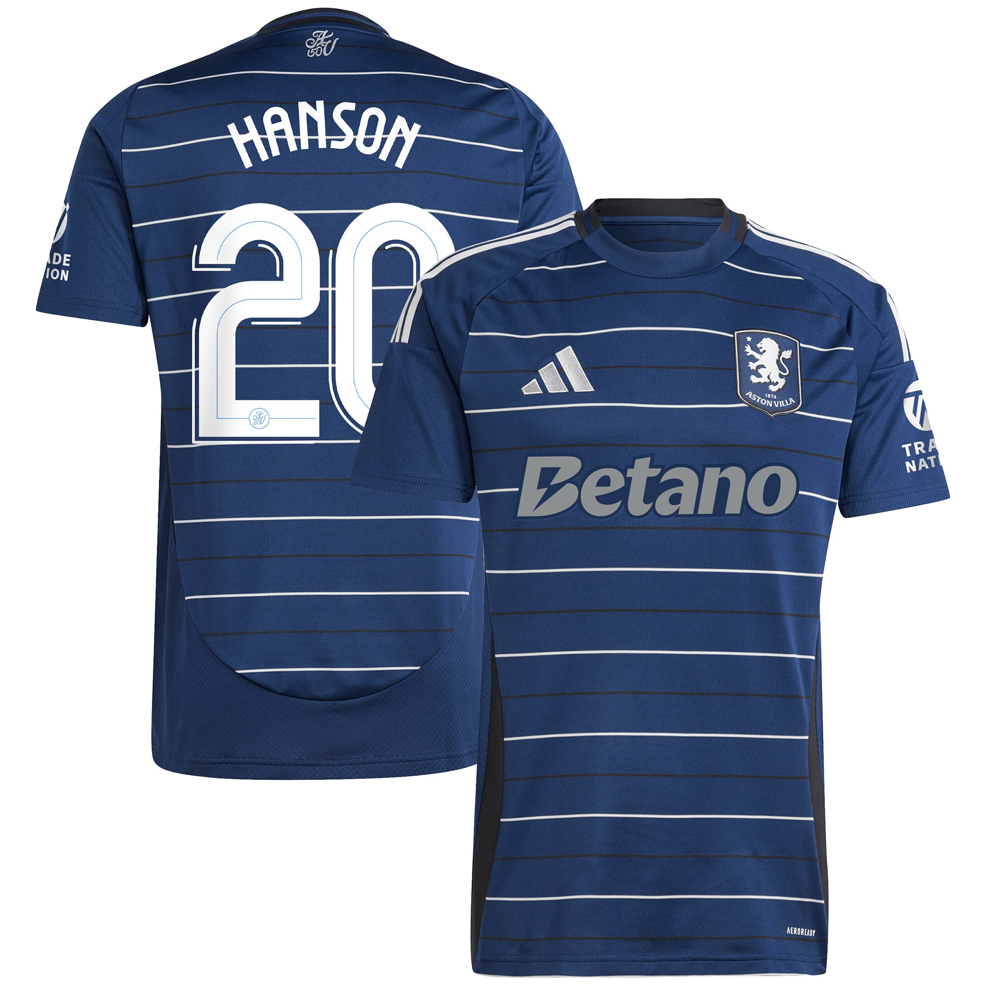 aston villa adidas third shirt 2024-25 with hanson 20 cup printing Collection | Official Aston Villa Jerseys for Fans