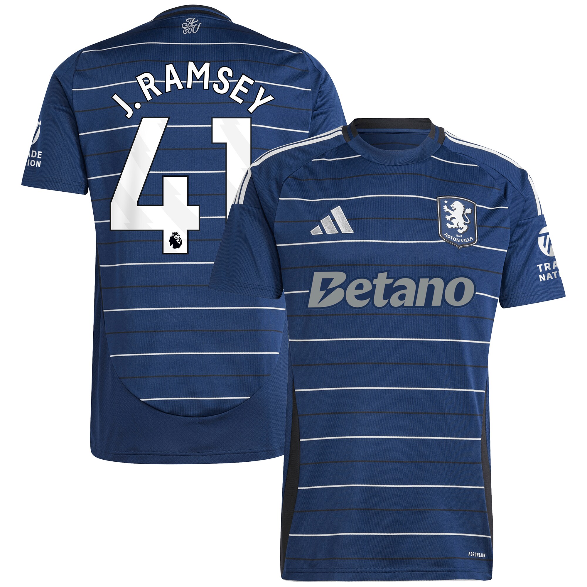 aston villa adidas third shirt 2024-25 with j. ramsey 41 printing Collection | Official Aston Villa Jerseys for Fans