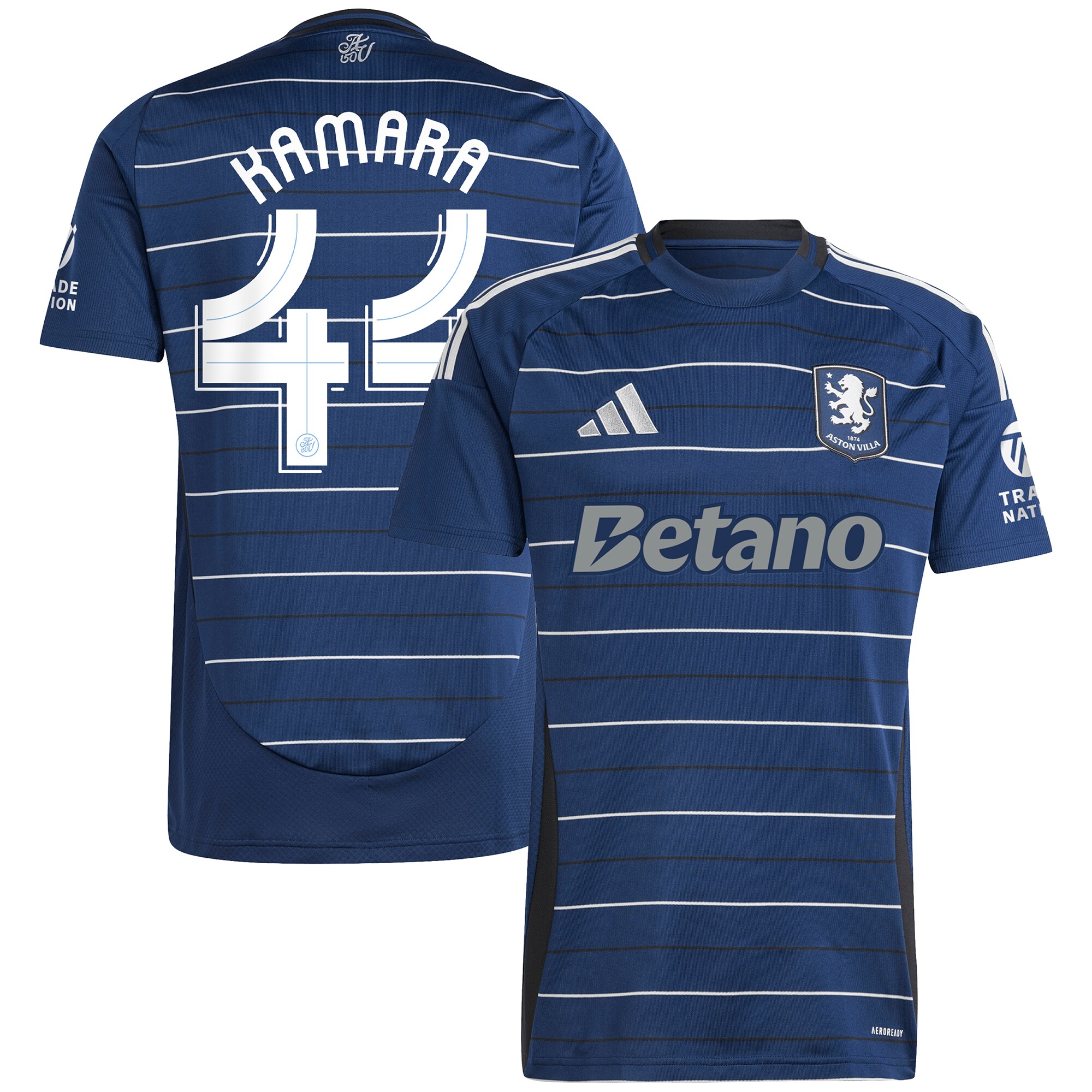 aston villa adidas third shirt 2024-25 with kamara 44 cup printing Collection | Official Aston Villa Jerseys for Fans