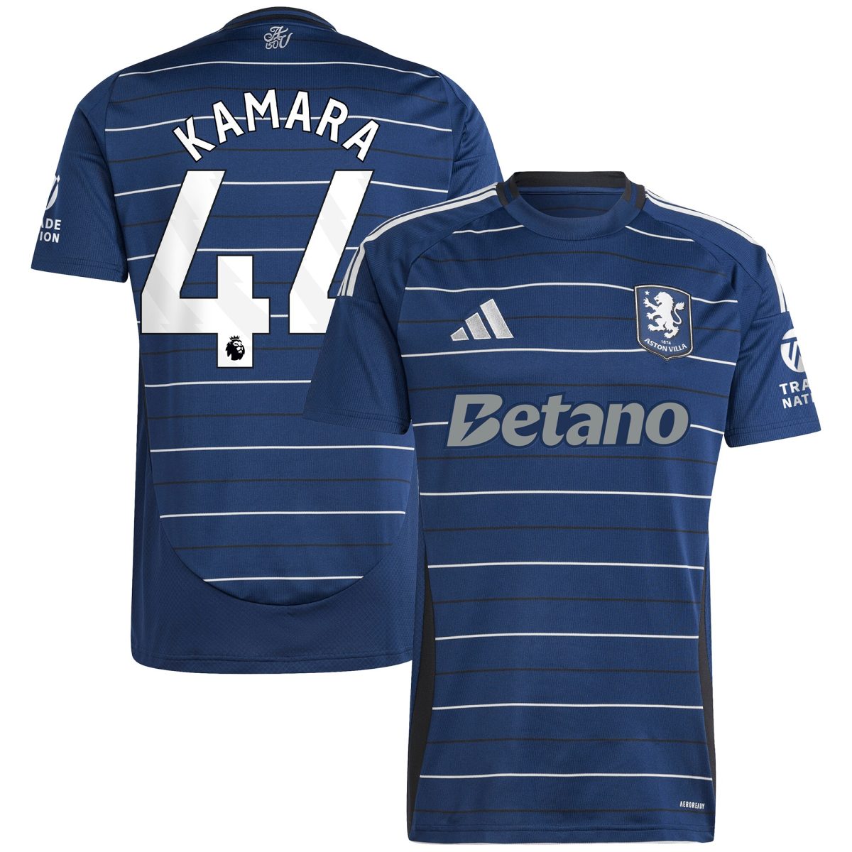 aston villa adidas third shirt 2024-25 with kamara 44 printing Collection | Official Aston Villa Jerseys for Fans