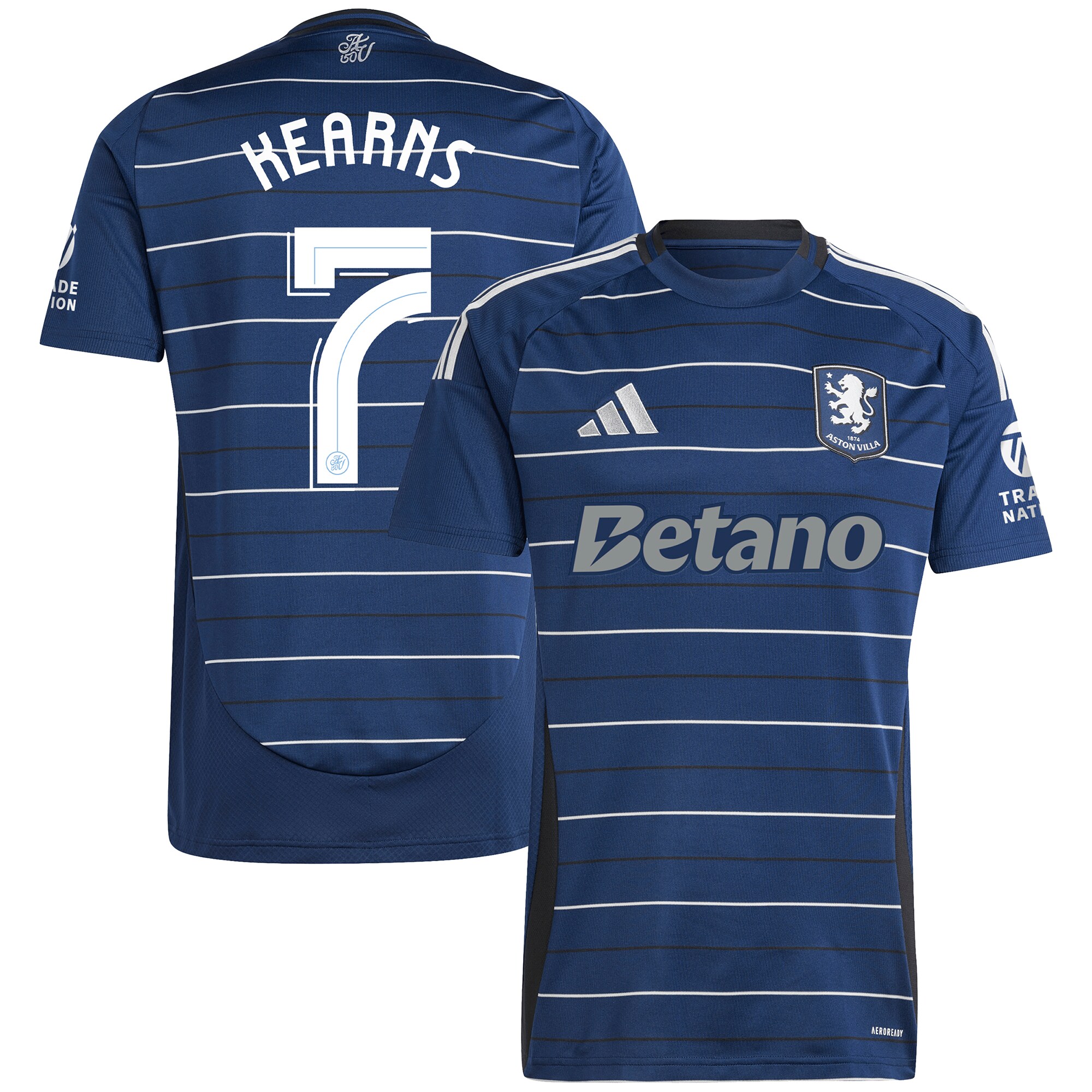aston villa adidas third shirt 2024-25 with kearns 7 cup printing Collection | Official Aston Villa Jerseys for Fans